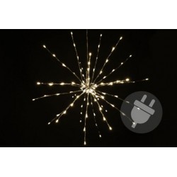 Vánoční LED osvětlení, světelná hvězda, teple bílý, 120 LED