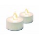 Dekorativní sada - 2 čajové svíčky - bílá