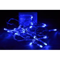 Vánoční LED řetěz 3 m, 30 diod, modrý