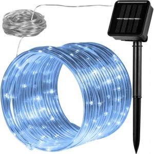 Solární světelná hadice - 100 LED studená bílá VOLTRONIC