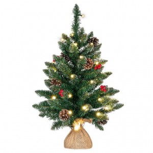 Vánoční stromek s osvětlením - 60 cm, 30 LED