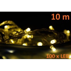 Garth vánoční LED řetěz - 10 m, 100 diod, teple bílý
