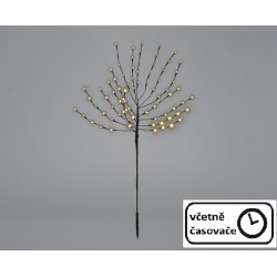 Vánoční dekorace - světelný strom, 110 cm, 80 LED
