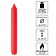 Sada kuželových svíček, červená, 18 cm, 60 ks