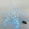 Vánoční LED dekorace - Sněhová vločka, 55 cm
